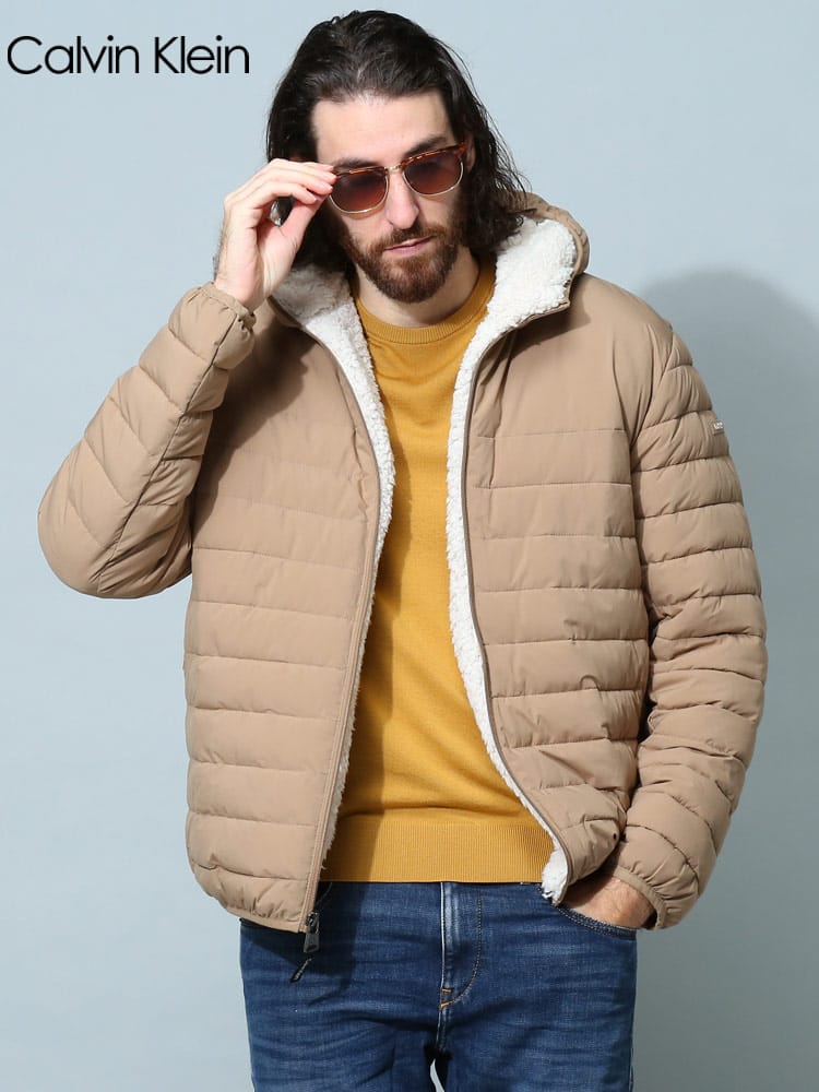 Calvin Klein (カルバンクライン) 裏ボア フルジップ 中綿 ジャケット CKCM155780 ブランド