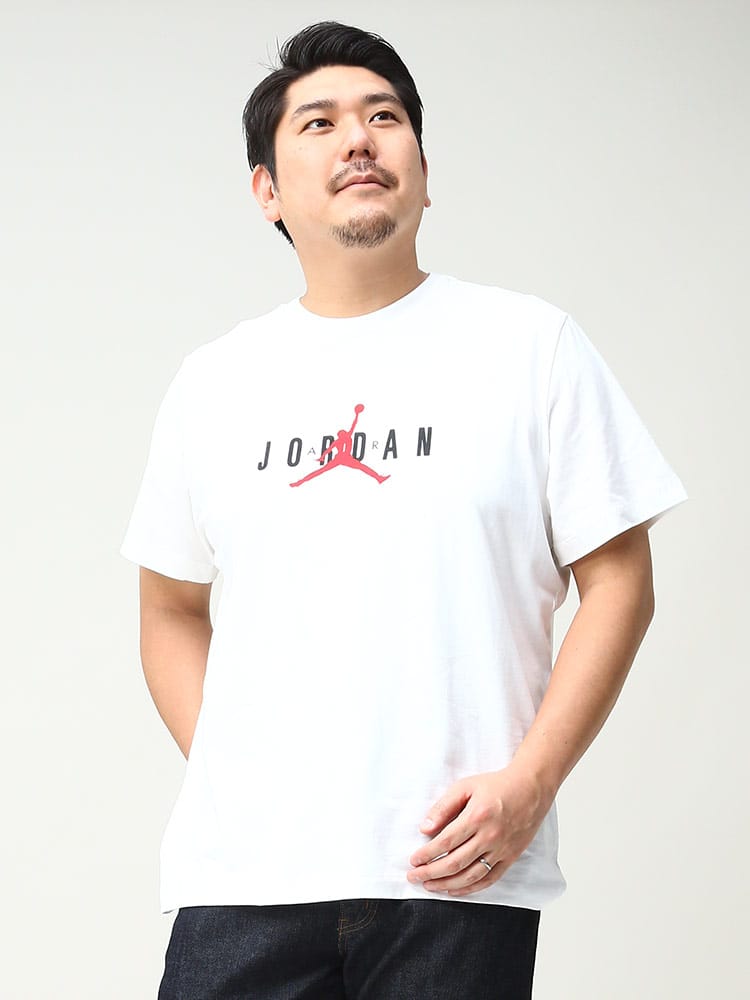 大きいサイズ メンズ NIKE (ナイキ) フロントプリント クルーネック 半袖 Tシャツ JDN AIR STRECH SS CREW