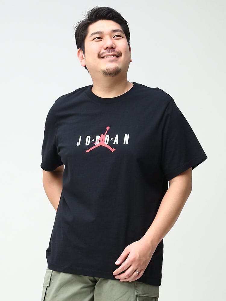 大きいサイズ メンズ NIKE (ナイキ) フロントプリント クルーネック 半袖 Tシャツ JDN AIR STRECH SS CREW