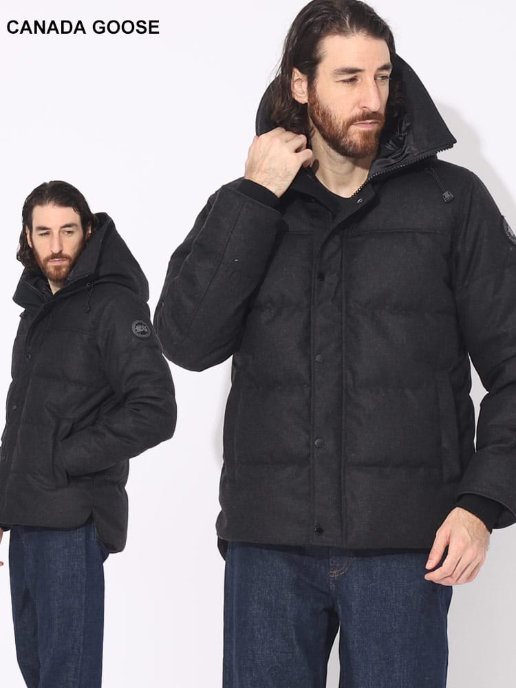 CANADA GOOSE (カナダグース) ウール フルジップ ダウンジャケット 