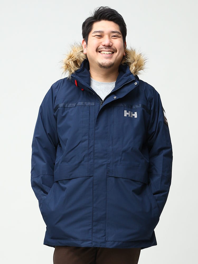 大きいサイズ メンズ HELLY HANSEN (ヘリーハンセン) Primaloft ファー 