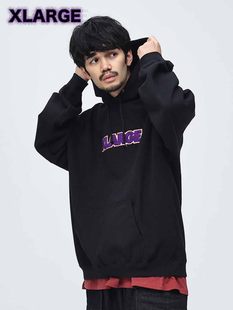 XLARGE (エクストララージ) サガラロゴ プルオーバー パーカー