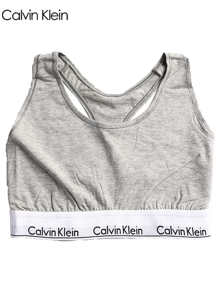 カルバンクライン レディース アンダーウェア Calvin Klein ブランド ブラレット 下着 肌着 ブラジャー ロゴ ライン スポブラ CKLQF7058