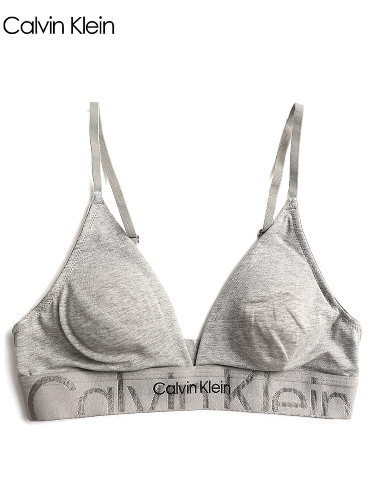 【オンラインストア限定】 カルバンクライン レディース アンダーウェア Calvin Klein ブランド ブラレット下着 肌着 ブラジャー ライトリーライン トライアングルブラ CKLQF6990