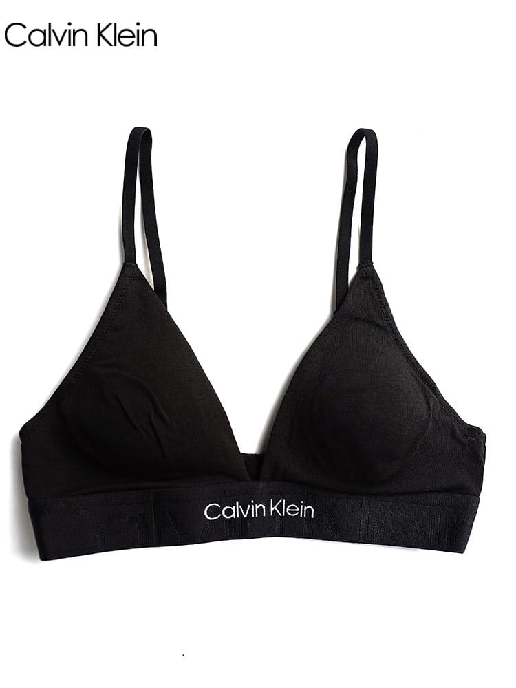 【オンラインストア限定】 カルバンクライン レディース アンダーウェア Calvin Klein ブランド ブラレット下着 肌着 ブラジャー ライトリーライン トライアングルブラ CKLQF6990