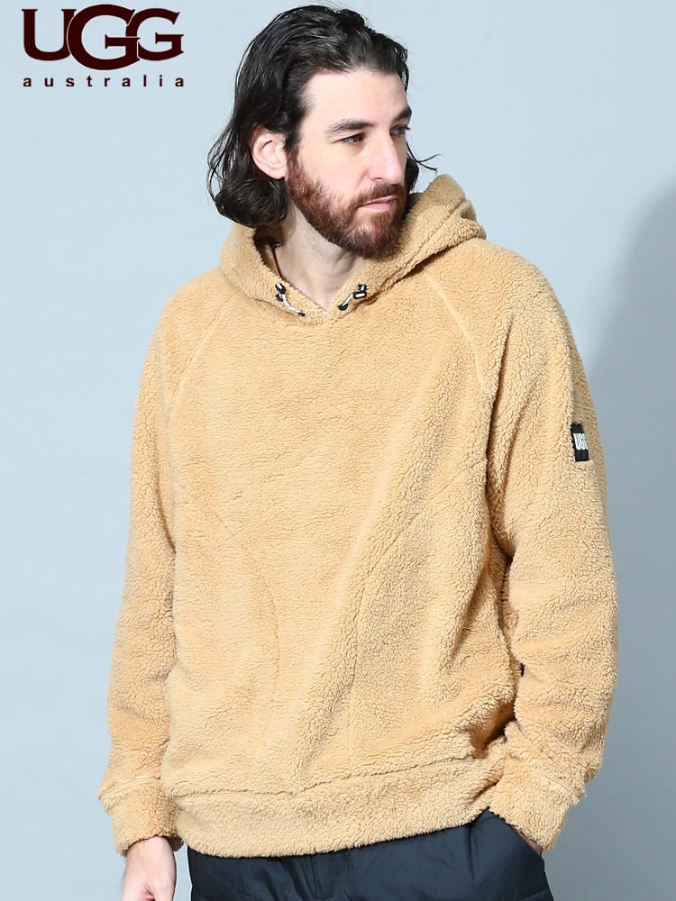 アグ オーストラリア メンズ パーカー UGG Australia ブランド フーディー ボアパーカー トップス ボア フリース DANNEN SHERPA HOODIE 大きいサイズ UGG1132411