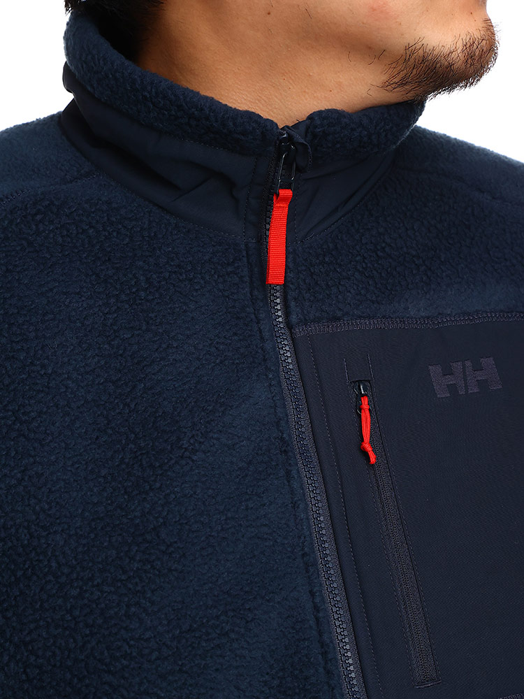 大きいサイズ メンズ HELLY HANSEN (ヘリーハンセン) ポケット フルジップ ボアジャケット PANORAM |  大きいサイズの服【サカゼン公式通販】