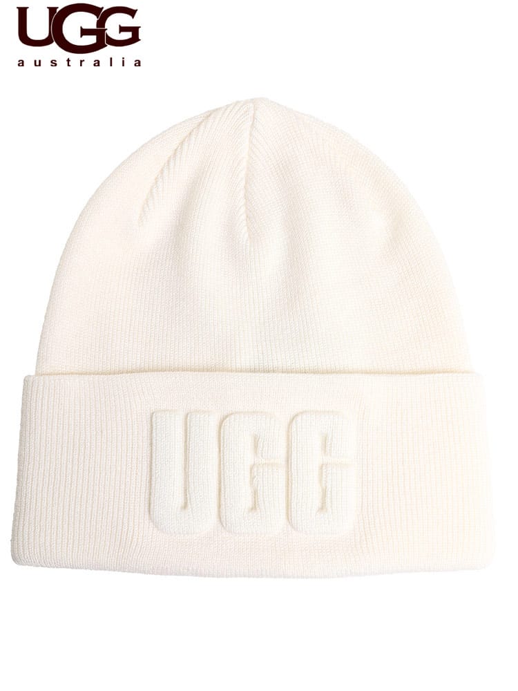 アグ オーストラリア レディース 帽子 UGG Australia ブランド ニットキャップ ニット帽 ロゴ ウール メンズ ギフト プレゼント UGGL21675