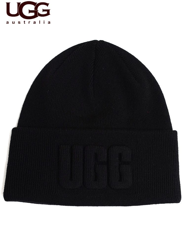 アグ オーストラリア レディース 帽子 UGG Australia ブランド ニットキャップ ニット帽 ロゴ ウール メンズ ギフト プレゼント UGGL21675