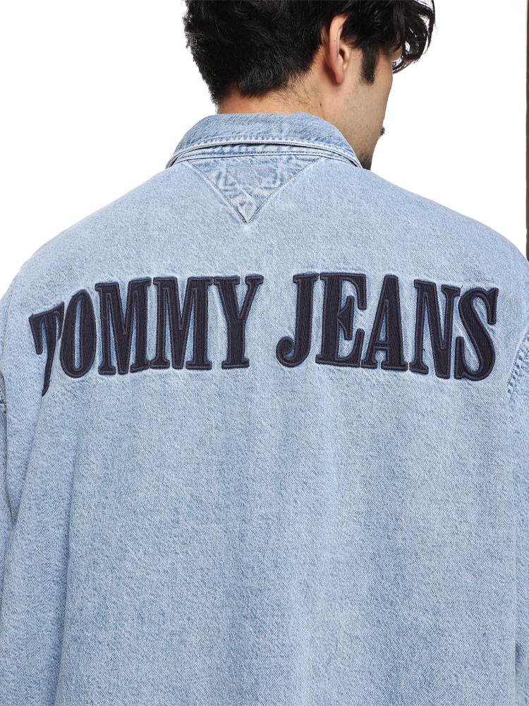 TOMMY JEANS (トミージーンズ) バックロゴ 長袖 デニムシャツ DENIM GRAPHIC ARCHIVE 【サカゼン公式通販】