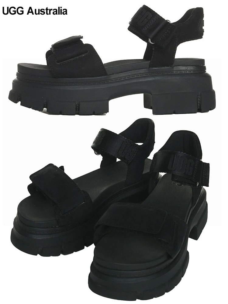 UGG Australia (アグオーストラリア) ストラップ 厚底サンダル Ashton Ankle UGGL1136764