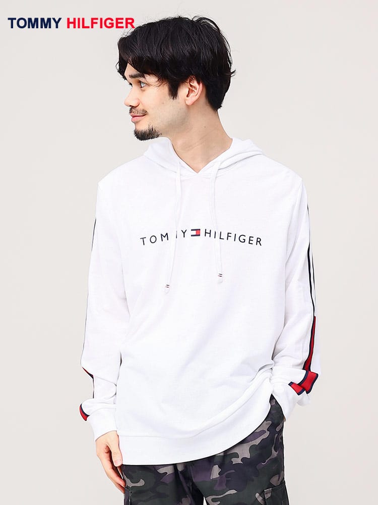 トミーヒルフィガー パーカー メンズ レディース TOMMY HILFIGER ロゴプリント プルパーカー 長袖 <br>メンズ 男性 トップス フード パーカー プルパーカー 09T4286<br>