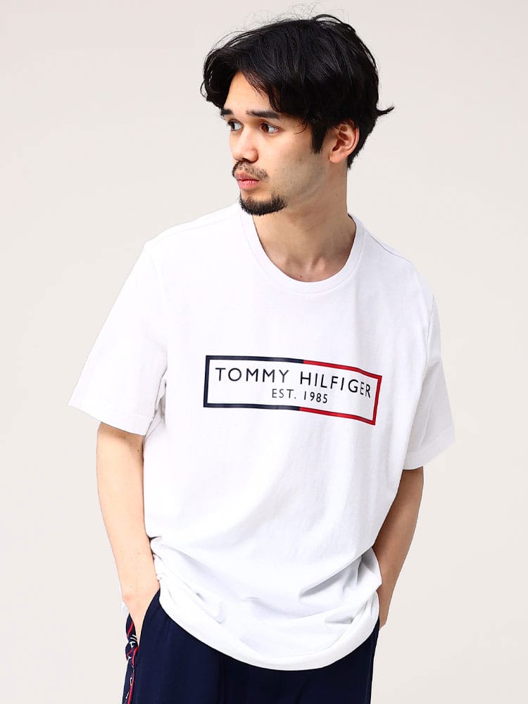 トミーヒルフィガー Tシャツ メンズ レディース TOMMY HILFIGER ロゴプリント 半袖  <br>メンズ 男性 トップス シャツ Tシャツ クルー 半袖 春 夏 09T4287<br>