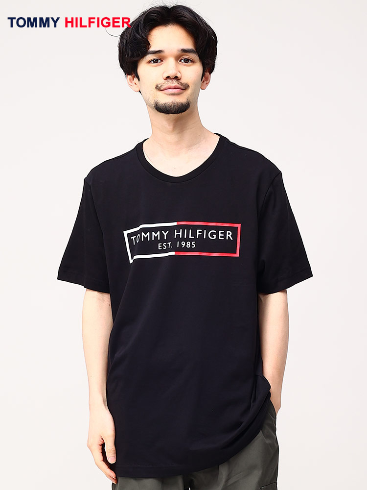 トミーヒルフィガー Tシャツ メンズ レディース TOMMY HILFIGER ロゴ 