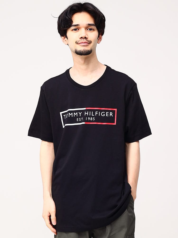 トミーヒルフィガー Tシャツ メンズ レディース TOMMY HILFIGER ロゴプリント 半袖  <br>メンズ 男性 トップス シャツ Tシャツ クルー 半袖 春 夏 09T4287<br>