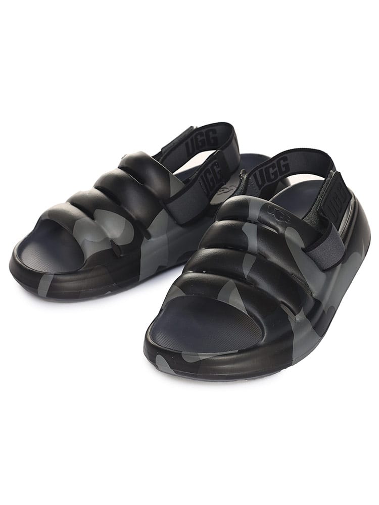 UGG Australia (アグオーストラリア) 取り外しストラップ スライドサンダル Sport Yeah CAMO メンズ ブランド UGG1137974