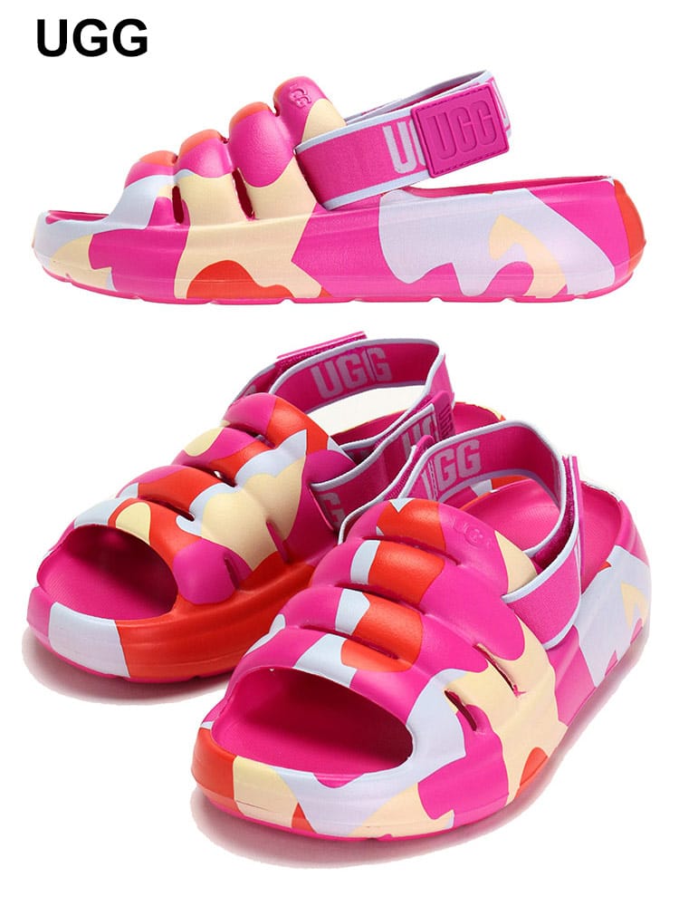 【オンラインストア限定】 UGG Australia (アグオーストラリア) 取り外しストラップ スライドサンダル Sport Yeah Camopop UGGL1136760レディース ブランド