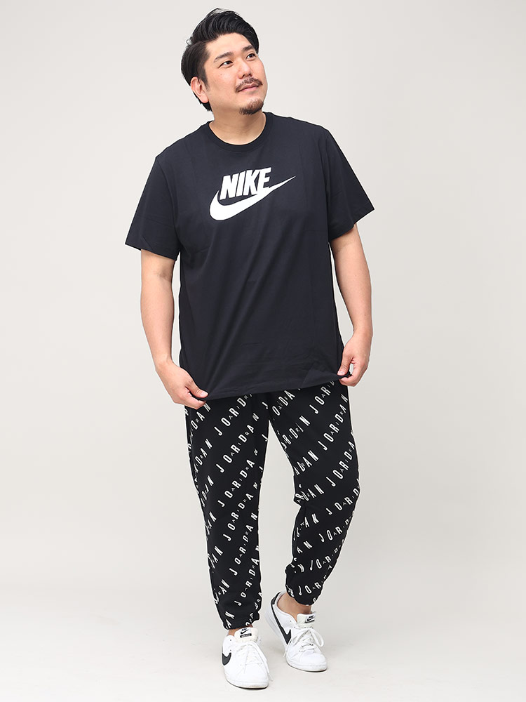 大きいサイズ メンズ NIKE (ナイキ) ロゴプリント クルーネック 半袖 T