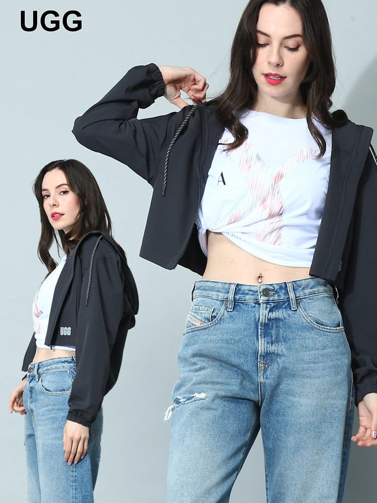 UGG (アグ) フード フルジップ ジャケット Koralie Jacket UGGL1138570 ブランド レディース