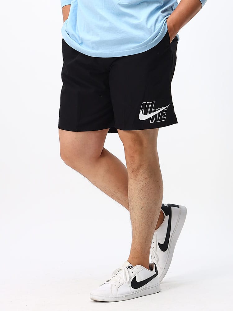 大きいサイズ メンズ NIKE (ナイキ) ロゴ メッシュインナー スイムショーツ LOGO9 VOLLEY SHORT 水陸両用 水着 スイムウェア サーフパンツ