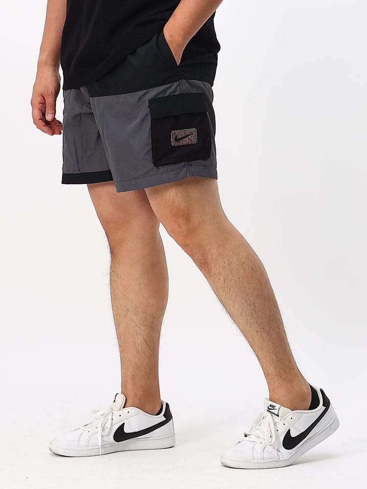 大きいサイズ メンズ NIKE (ナイキ) 切り替え 裏メッシュ スイムショーツ COLORBLOCK VOYAGE CARGO7 VOLLEY 水陸両用 水着 スイムウェア サーフパンツ