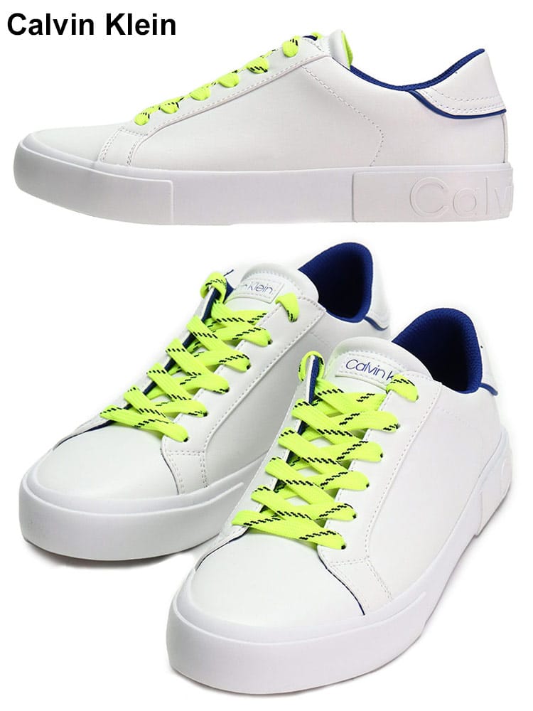 Calvin Klein (カルバンクライン) 踵ロゴ ローカットスニーカー CKCMREON メンズ ブランド