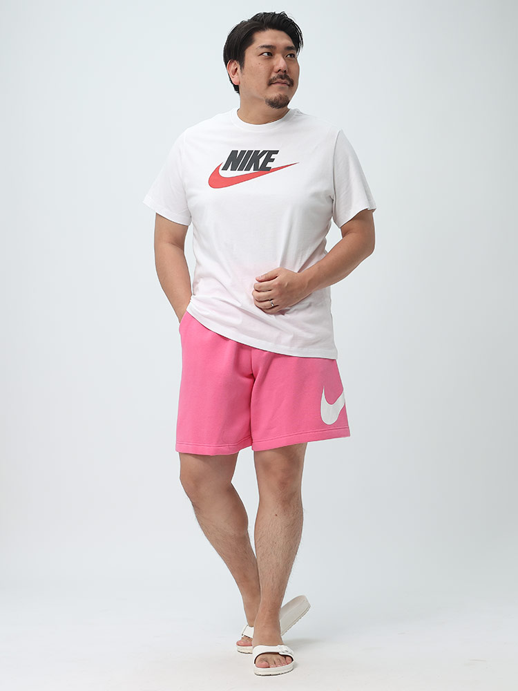 大きいサイズ メンズ NIKE (ナイキ) ロゴプリント クルーネック 半袖 T