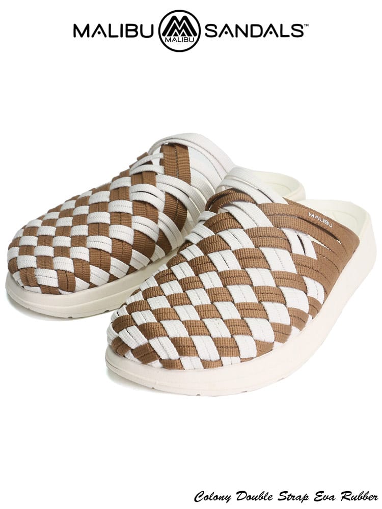 コロニー ダブルストラップ サンダル COLONY DOUBLE STRAP EVA RUBBER (MALIBU SANDALS) マリブサンダルズ 大きいサイズ メンズ 