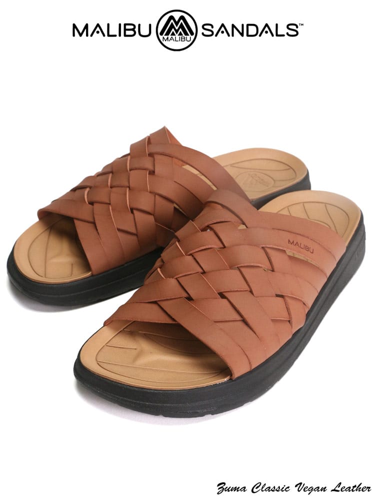 在庫処分 返品交換不可 ヴィーガンレザー クロス サンダル ZUMA CLASSIC VEGAN LEATHER (MALIBU SANDALS) マリブサンダルズ 大きいサイズ メンズ 