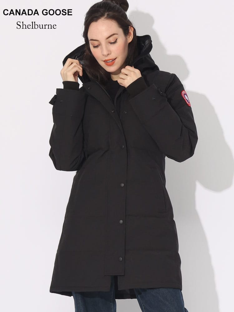 CANADA GOOSE (カナダグース) フード フルジップ ダウンコート Shelburne Parka CGL3802W ブランド レディース アウター