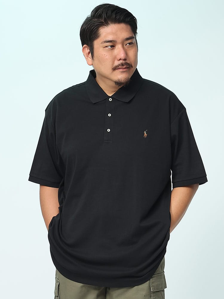 ワンポイント 半袖 ポロシャツ (POLO RALPH LAUREN) ポロ ラルフローレン 大きいサイズ メンズ
