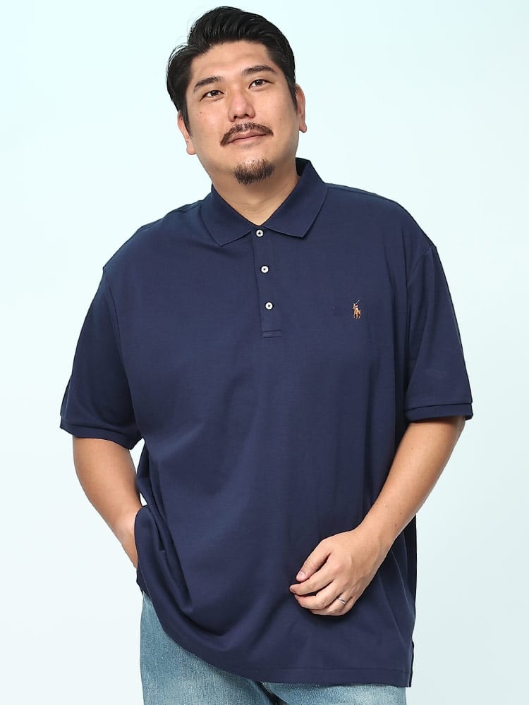 ワンポイント 半袖 ポロシャツ (POLO RALPH LAUREN) ポロ ラルフローレン 大きいサイズ メンズ