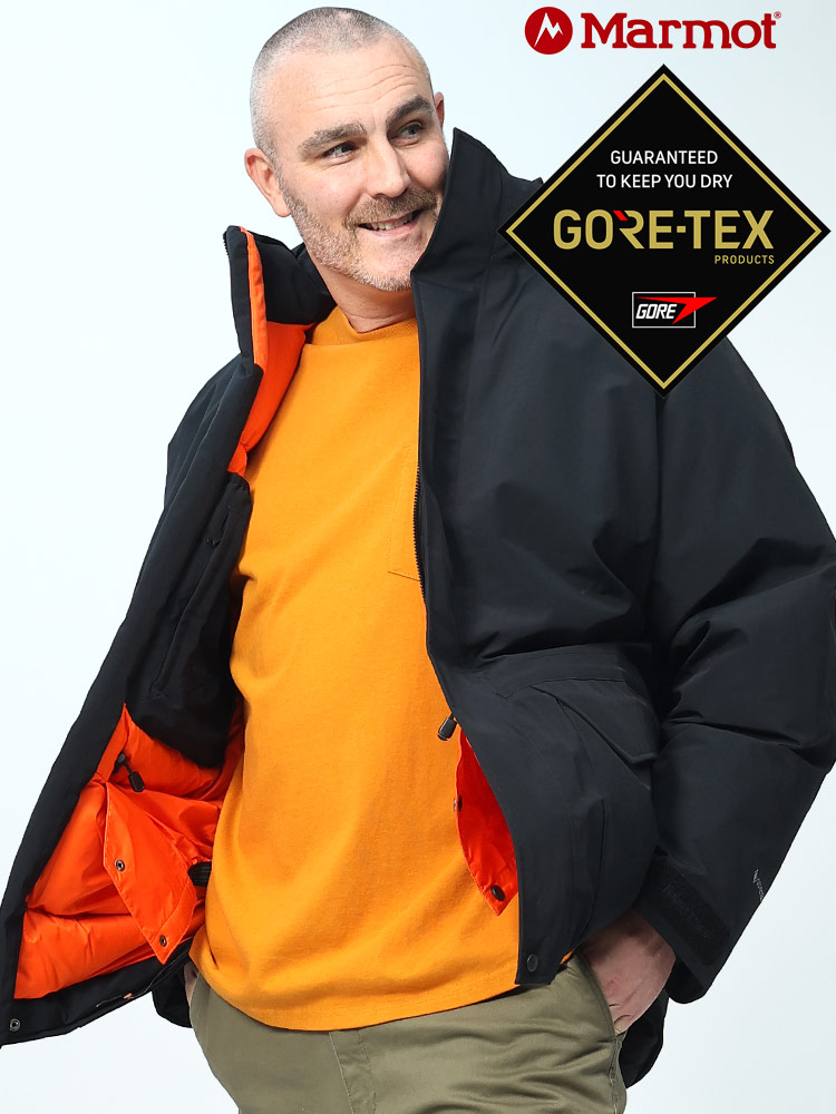 フード着脱 フルジップ ダウンジャケット GORE-TEX (Marmot) マーモット 大きいサイズ メンズ | 大きいサイズの服【サカゼン公式通販】