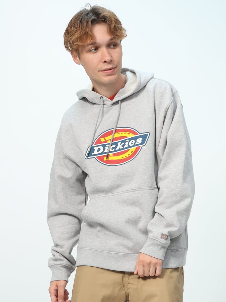 Dickies (ディッキーズ) 裏起毛 ロゴプリント プルオーバー パーカー