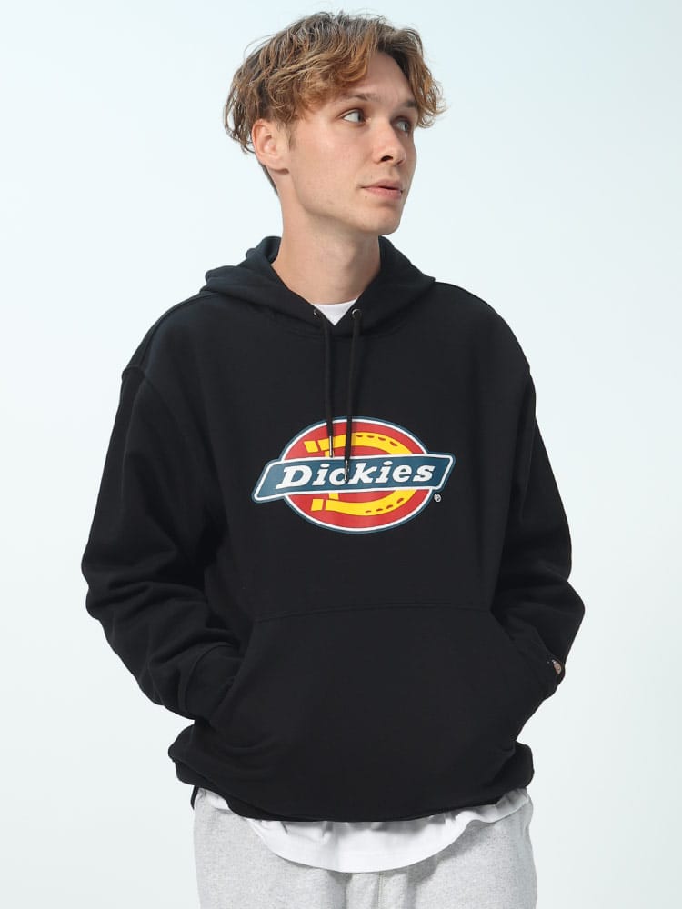 Dickies (ディッキーズ) 裏起毛 ロゴプリント プルオーバー パーカー