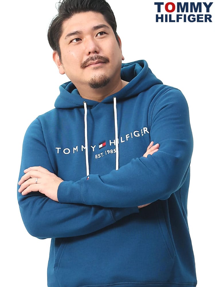 TOMMY HILFIGER トミーヒルフィガー パーカー ロゴ刺繍 プルオーバー 