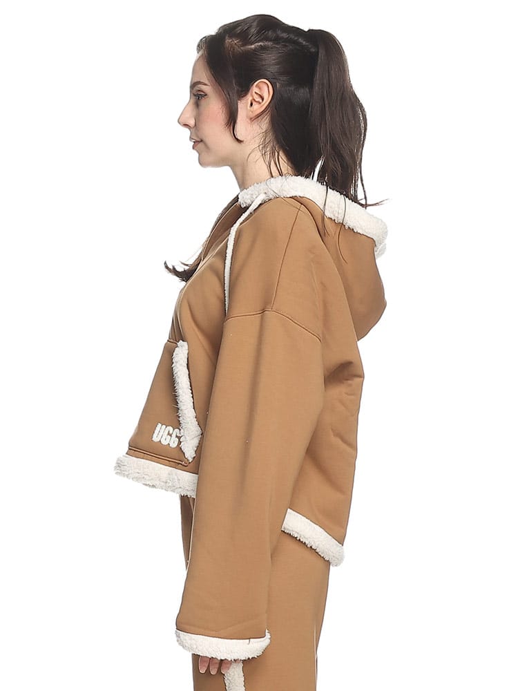 UGG (アグ) 裏ボア プルオーバー パーカー Sharonn Bonded Fleece 