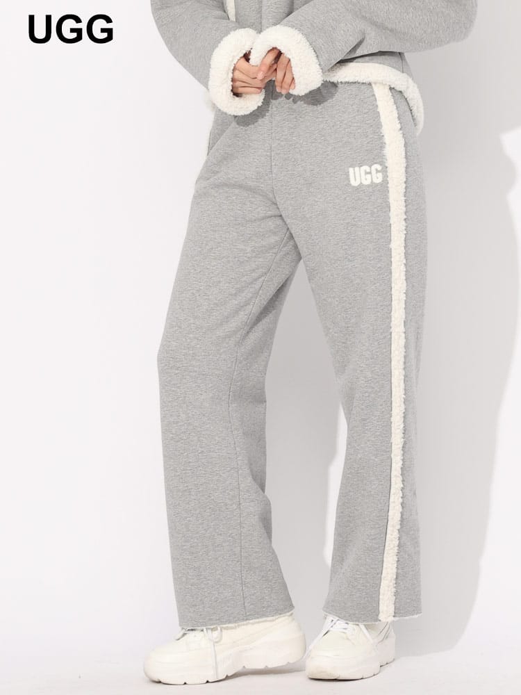 UGG (アグ) 裏ボア ロゴ ロングパンツ Bonded fleece pant UGGL1144501 ブランド レディース ボトムス