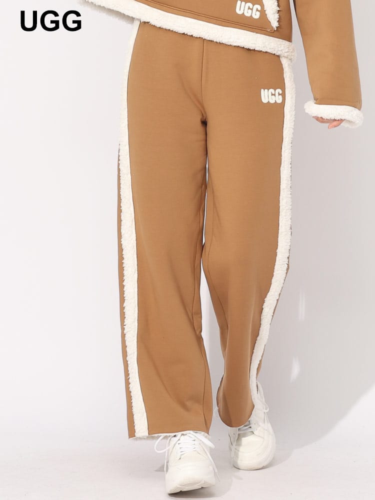 UGG (アグ) 裏ボア ロゴ ロングパンツ Bonded fleece pant UGGL1144501 ブランド レディース ボトムス