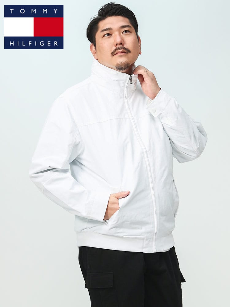 TOMMY HILFIGER トミーヒルフィガー 撥水 ジップジャケット アウター ウィンドブレーカー ジャケット ブランド 大きいサイズ メンズ