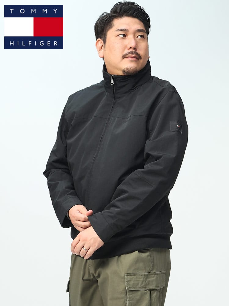 TOMMY HILFIGER トミーヒルフィガー 撥水 ジップジャケット アウター ウィンドブレーカー ジャケット ブランド 大きいサイズ メンズ
