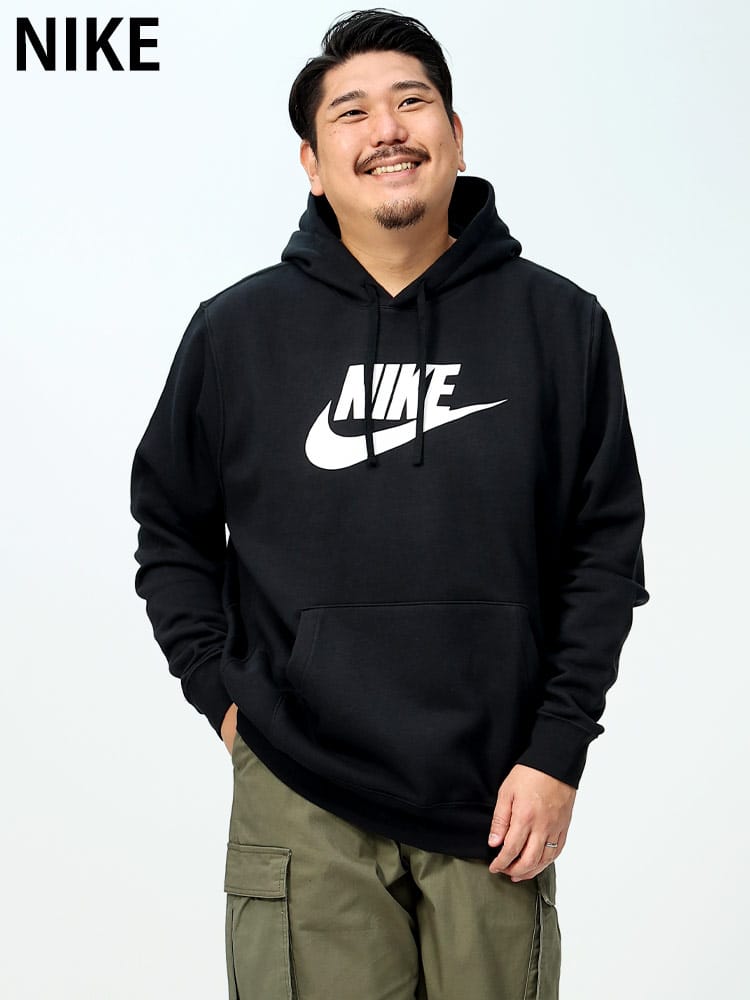 ロゴ プリント プルオーバー パーカー CLUB HOODIE PO スウェット トップス  (NIKE) ナイキ 大きいサイズ メンズ 