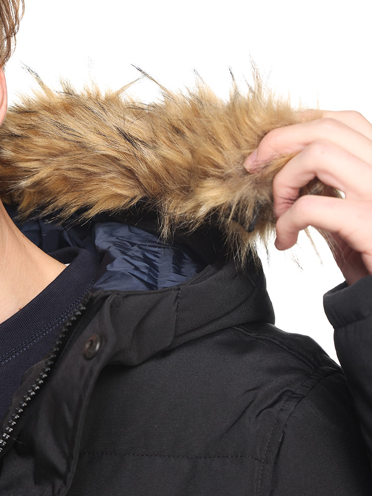 TOMMY HILFIGER (トミーヒルフィガー) ファーフード フルジップ 中綿