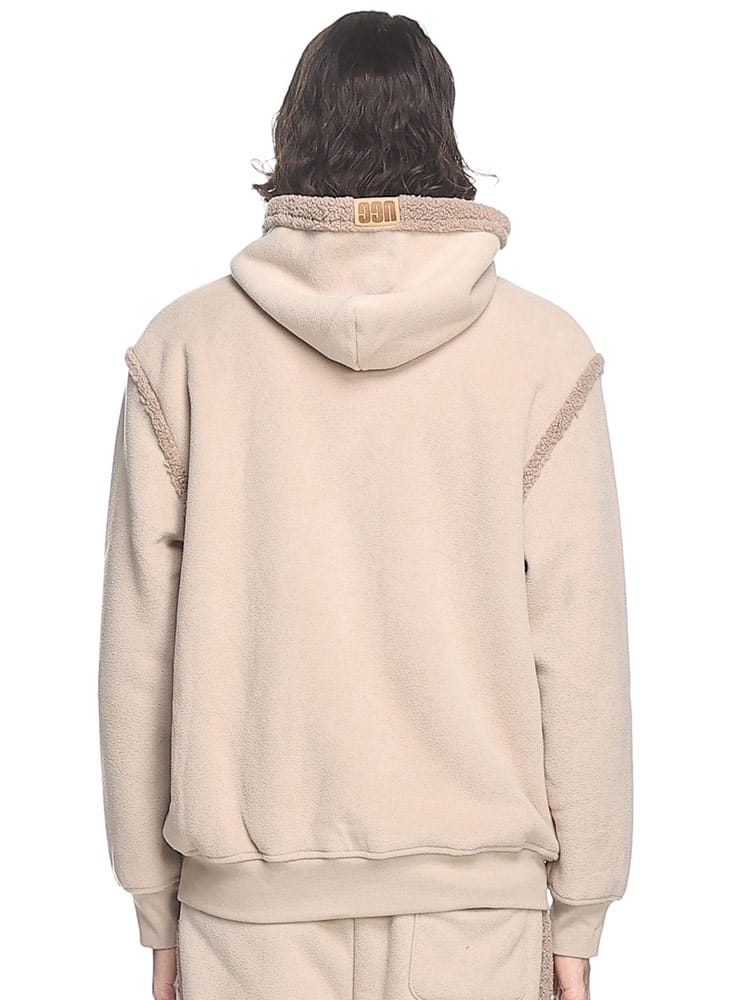 UGG (アグ) 裏ボア フリース プルオーバー パーカー Evren Bonded 