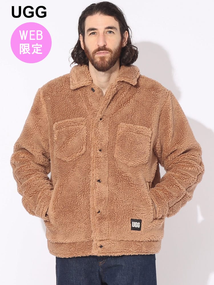 UGG (アグ) ボア ポケット ジャケット Janson Sherpa Trucker Jacket UGG1132331W3 ブランド メンズ 男性 アウター