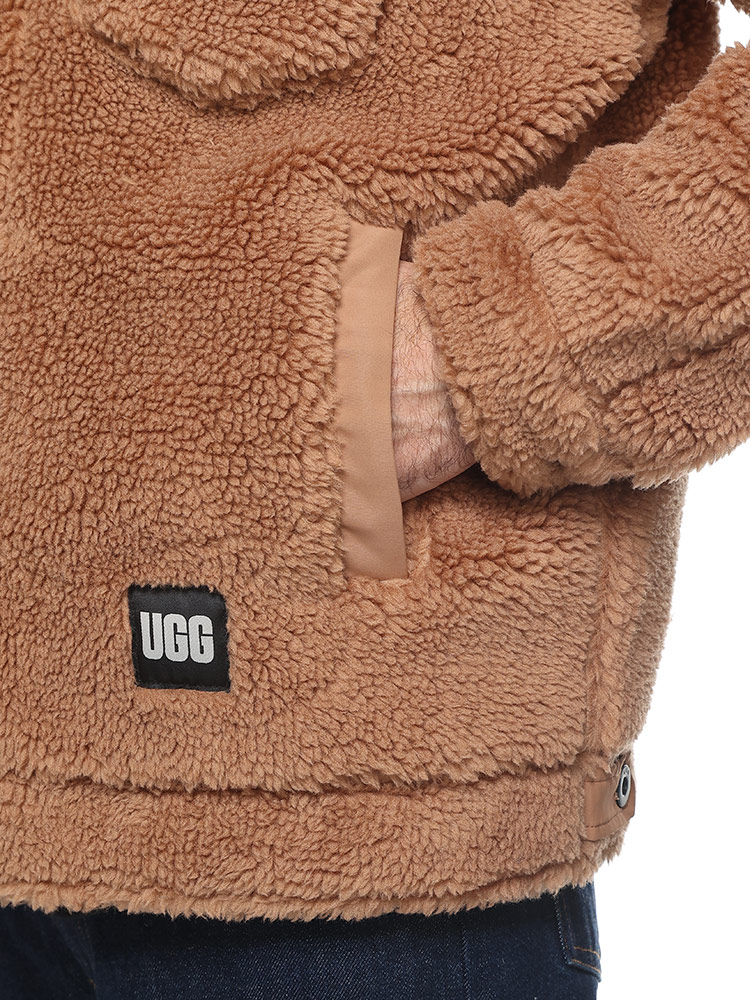 UGG (アグ) ボア ポケット ジャケット Janson Sherpa Trucker Jacket