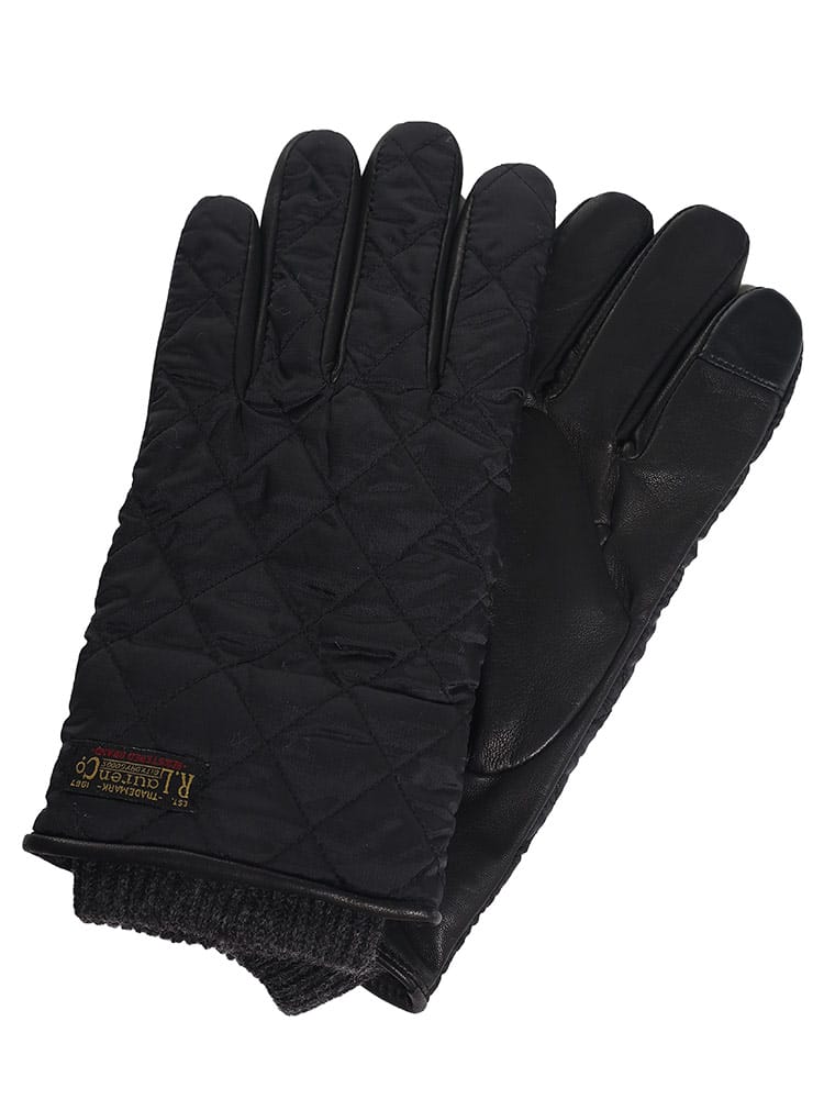 POLO RALPH LAUREN (ポロラルフローレン) キルティング×羊革 裏起毛 手袋 RLPG0078F3 ブランド メンズ 男性 レザー