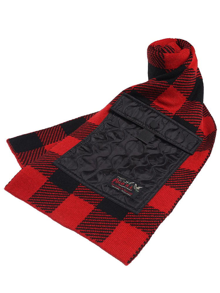 POLO RALPH LAUREN (ポロラルフローレン) キルティングポケット マフラー RLPC1183F3 ブランド メンズ 男性 ストール