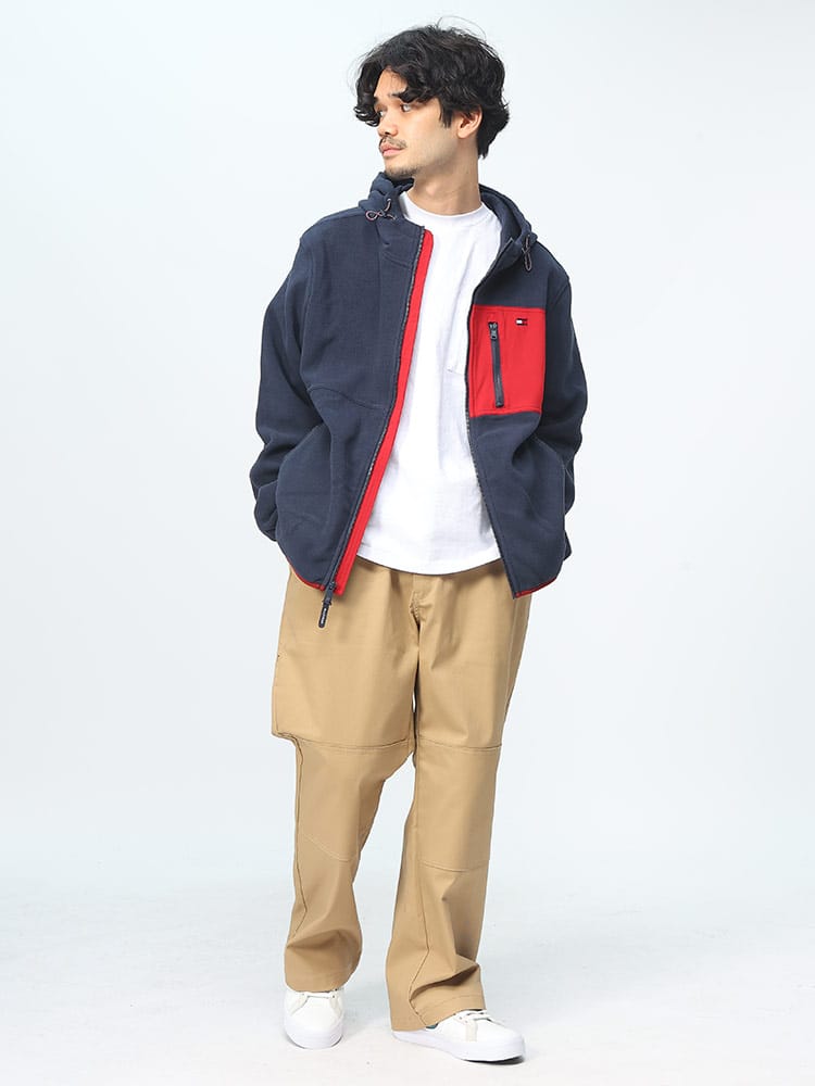 TOMMY HILFIGER (トミーヒルフィガー) ワンポイント フルジップ 