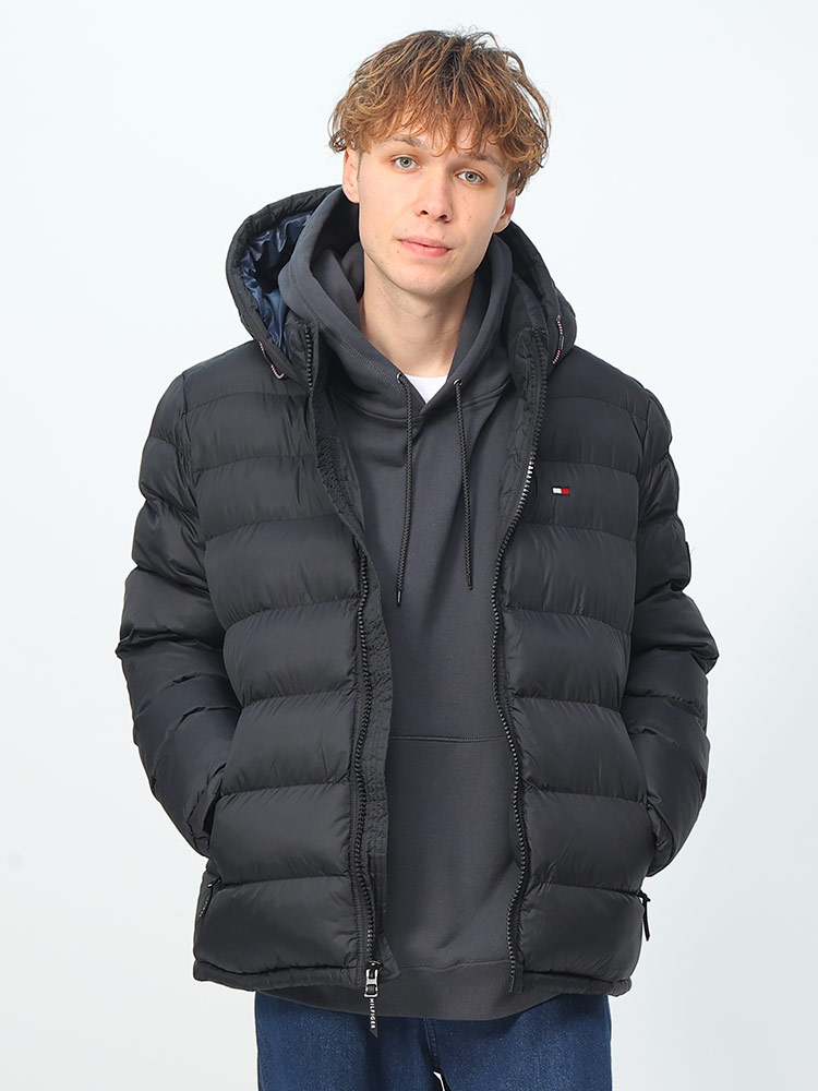 TOMMY HILFIGER (トミーヒルフィガー) フード フルジップ 中綿 ジャケット